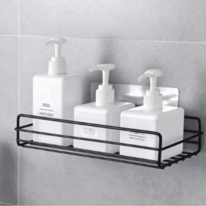 PÓŁKA NIVRO POD PRYSZNIC ORGANIZER DO ŁAZIENKI CZARNA